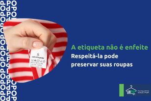 A etiqueta não é enfeite